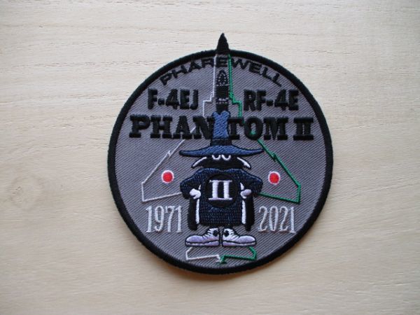 【送料無料】航空自衛隊PHANTOMスプークF-4EJファイナルイヤーPHAREWELLパッチ/JASDF303飛行隊RF-4E小松基地ファントム2patchワッペン M27拍卖