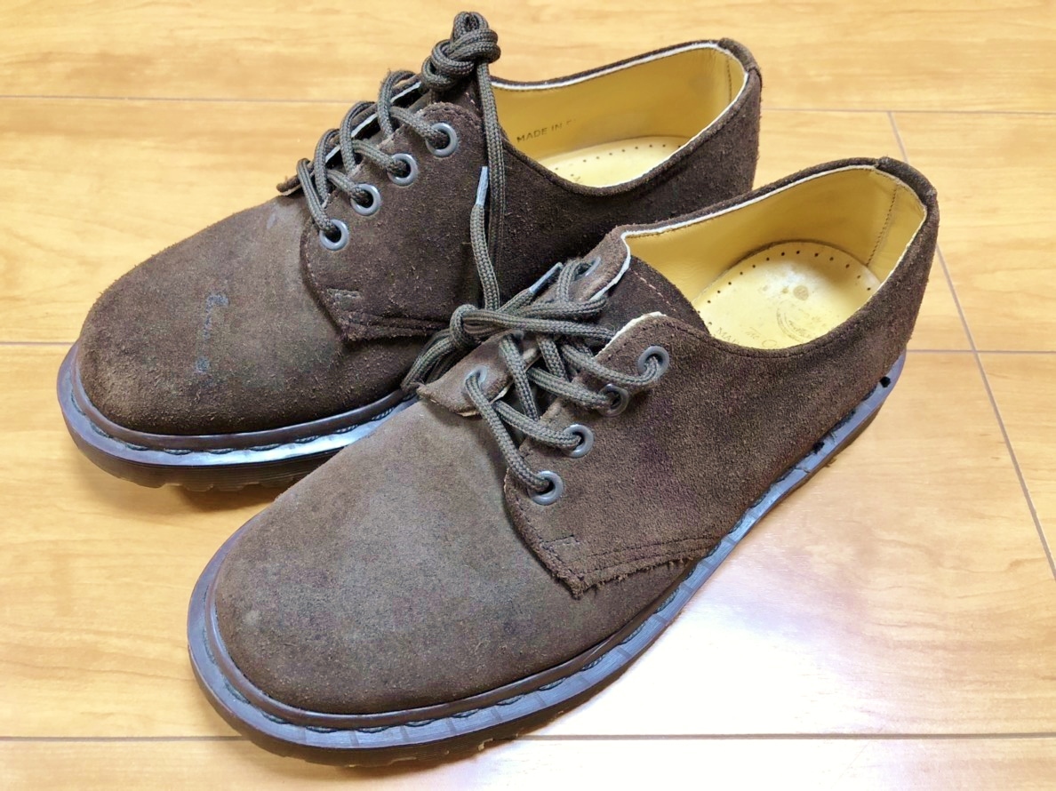 Dr,Martens ドクターマーチン 4ホールブーツ スエード England製拍卖