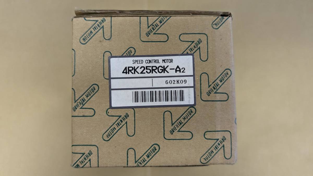 ORIENTAL MOTOR オリエンタルモーター 4RK25RGK-A2 SPEED CONTROL MOTOR 未使用品拍卖