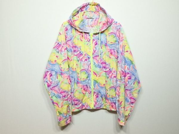 90's オニール 希少! サイケデリック レトロ パーカー ナイロンジャケット ユニセックス拍卖