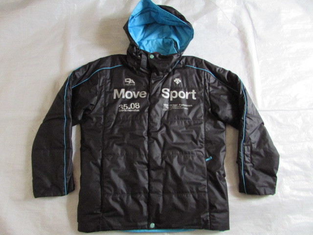 送料無料 メンズL USED ムーブスポーツ スノボ スキー ジャケット DESCENTE デサント Move Sport チタンサーモ ジャンパー ウエア拍卖