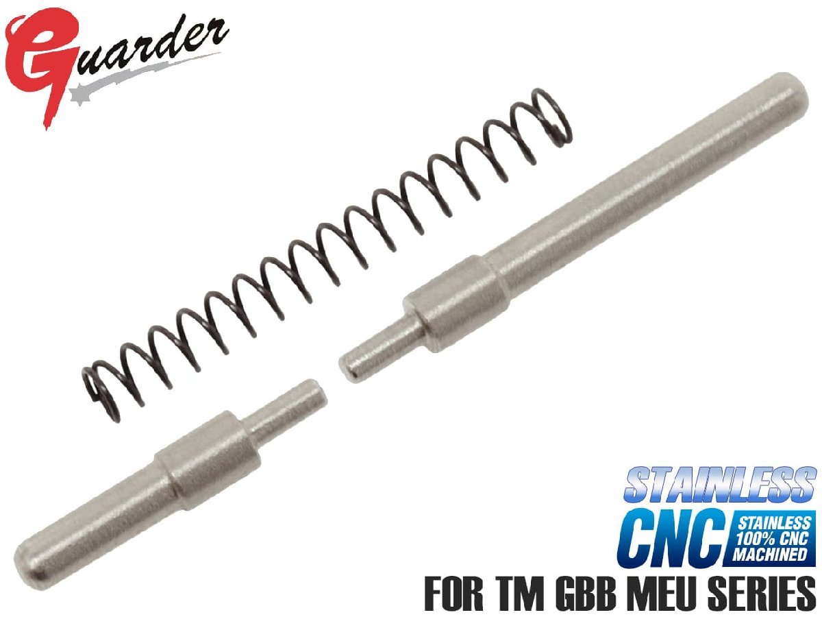M45A1-30(SV) GUARDER ステンレスCNC プランジャーピンセット for マルイ M45A1拍卖