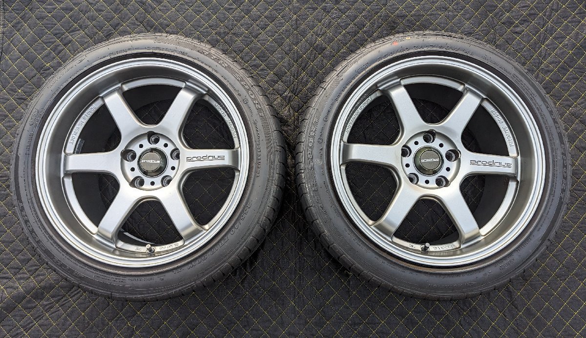 プロドライブ GC-06H 17インチ 9.5J +36 114.3 5穴 鍛造軽量 BB 2本セット 希少 絶版 美品拍卖