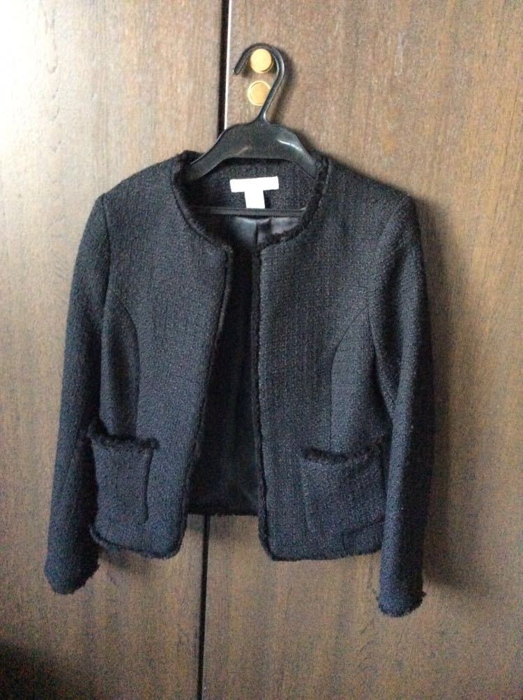 H&M♪着用4時間♪S♪細いMの方も♪何にでも合わせやすい♪スタイル良く見せる♪漆黒♪拍卖