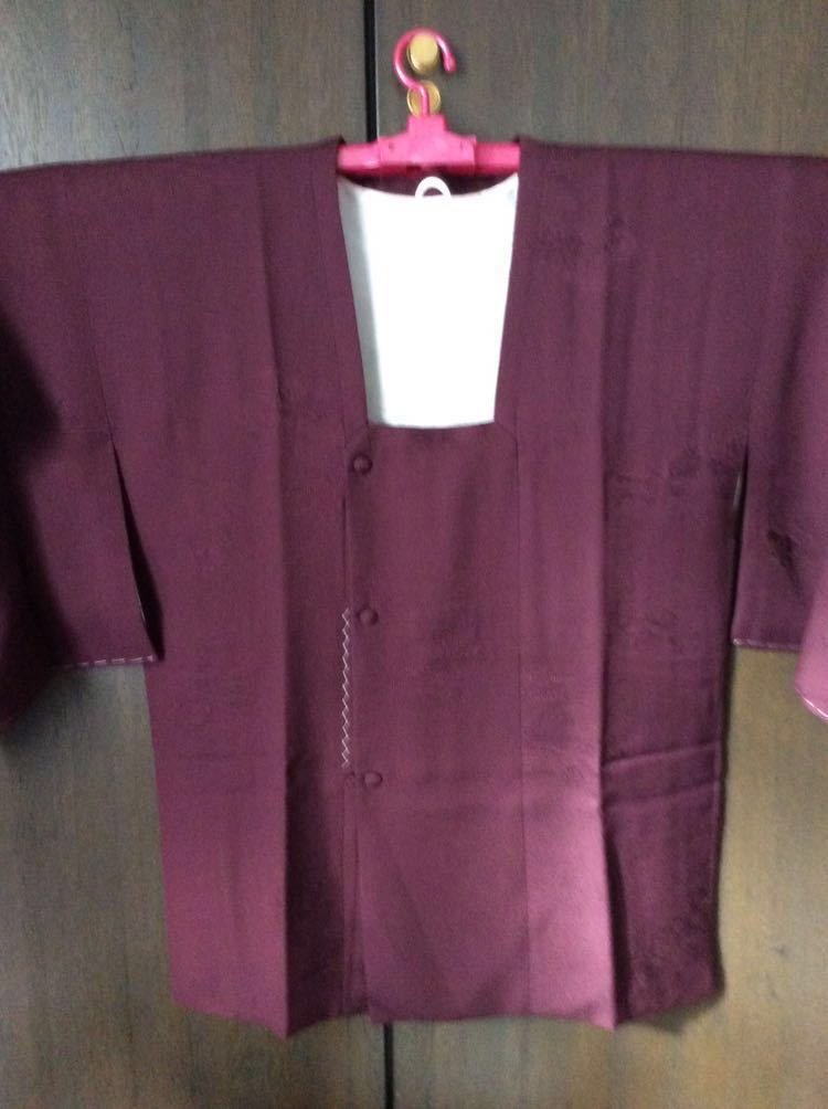 道行♪正絹♪さが美誂え♪しつけ糸付♪凄く素敵♪あずき色♪きっと気に入る♪拍卖