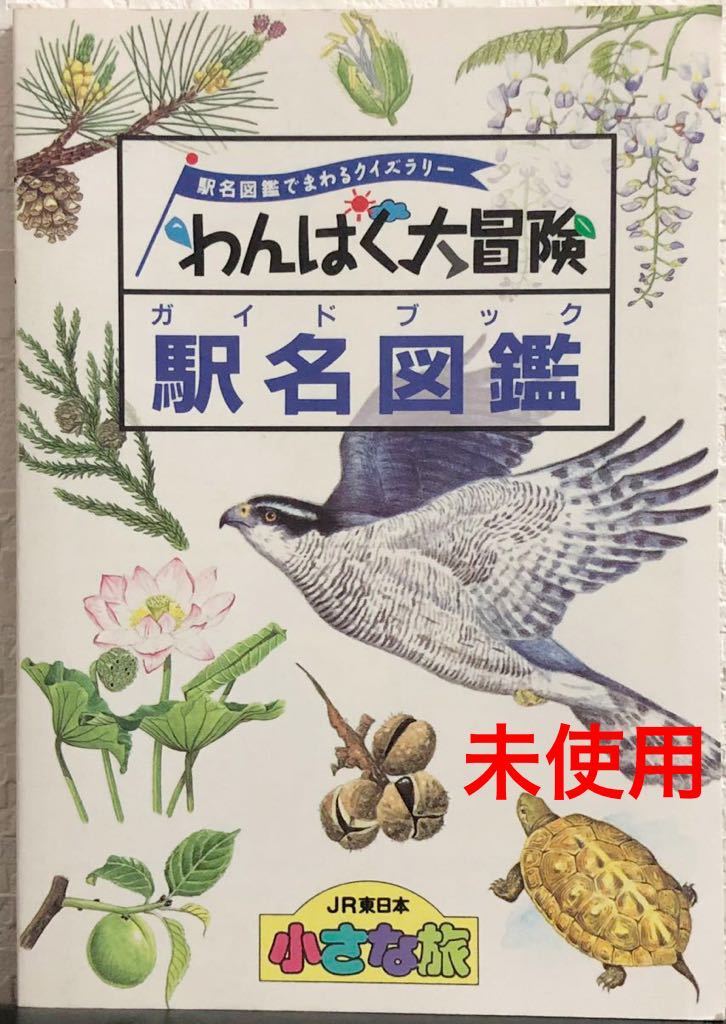 駅名図鑑てまわるクイズラリー わんぱく大冒険 ガイドブック 駅名図鑑 JR東日本 小さな旅 鉄道 駅 イベント 印刷物 非売品拍卖