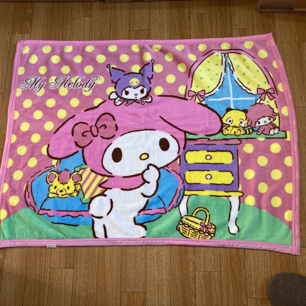 マイメロディ☆クロミ☆膝掛け☆ブランケット☆未使用☆新品☆ポスト投函不可拍卖
