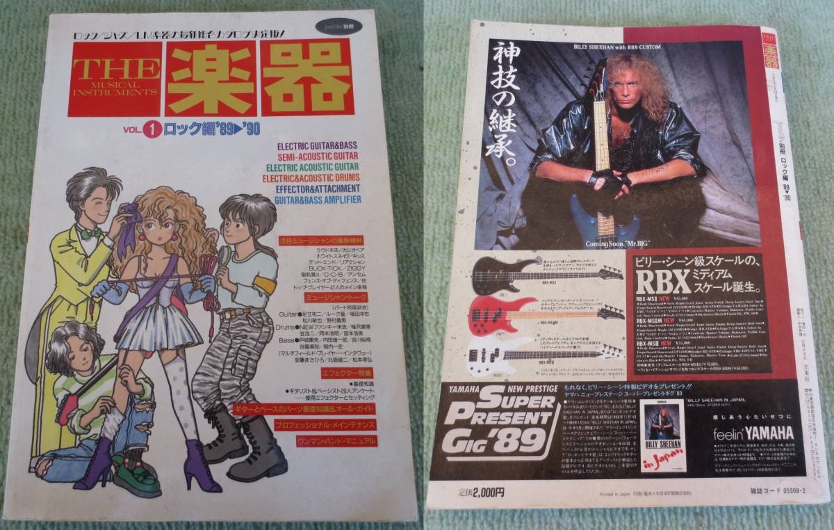 送料無料! THE 楽器Vol.1 ロック編 ’89~’90 立東社刊 Jazzlife別冊 データベース カタログ 80~90年代ロック・フュージョン 状態・並拍卖
