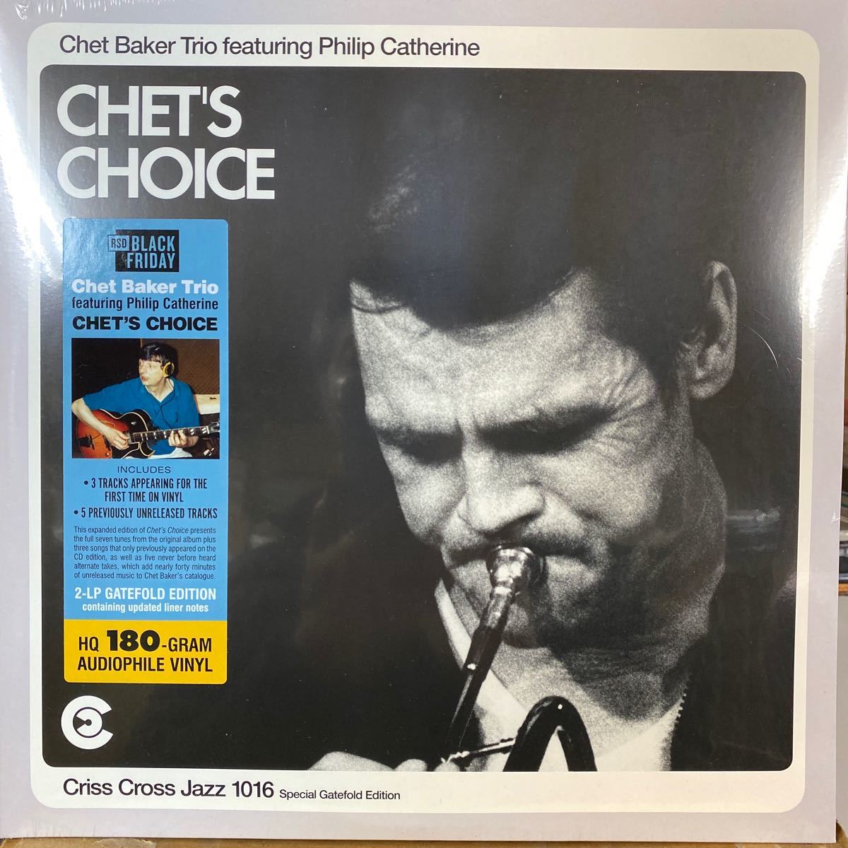 レコード・ストア・デイ完全限定盤 未開封新品★ Chet Baker / Chet's Choice チェット・ベイカー 180g 重量盤 オルタネイト・テイク追加拍卖