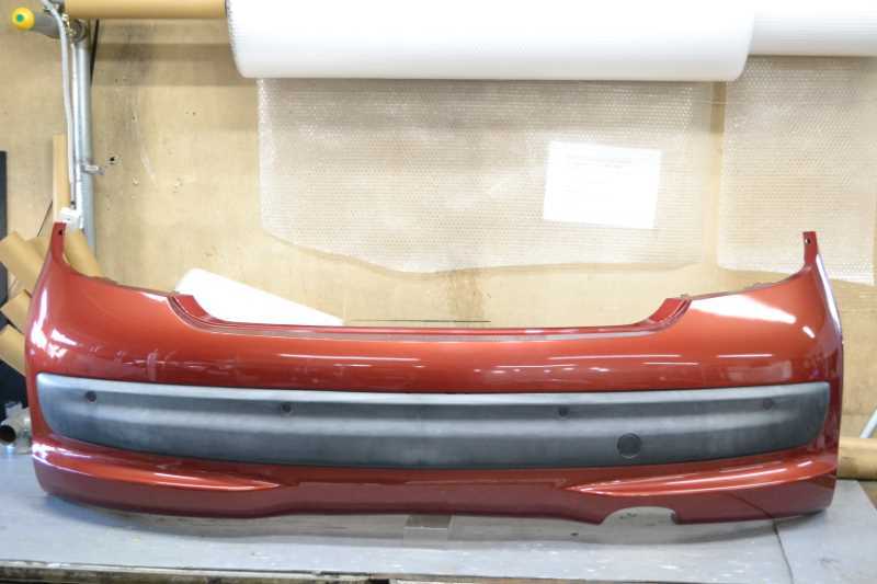 プジョー 207CC 右ハンドル 前期(A7C5FW) 純正 破損無 取付OK リアバンパー 赤 96545-49377 k077964拍卖