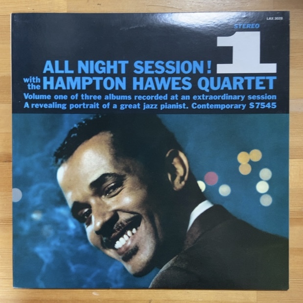 HAMPTON HAWES QUARTET ALL NIGHT SESSION, VOL. 1 (RE) LP拍卖