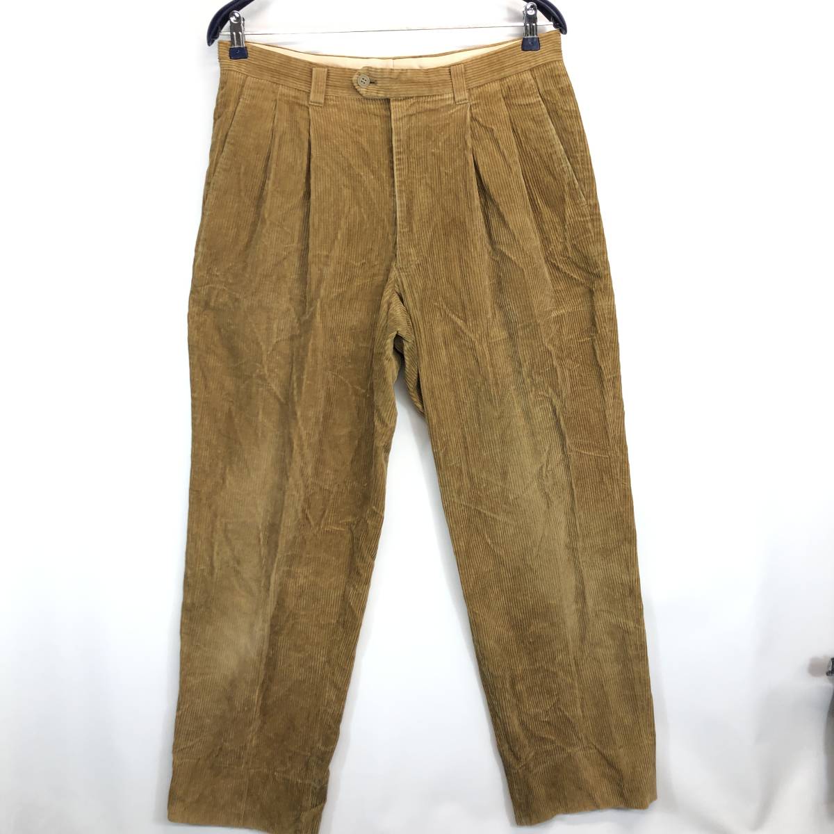 80s 90s Christian Dior MONSIEUR クリスチャンディオールムッシュ 太畝コーデュロイパンツ 88サイズ拍卖