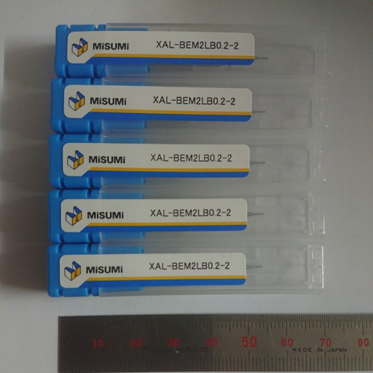R0.2 首下2mm 新品 超硬 ボールエンドミル 5本セット misimi ミスミ製拍卖