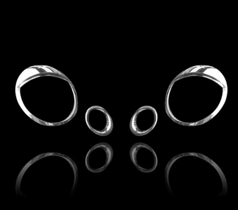 VW用 ルポ用 1999-2005 クロームメッキフロントランプリムヘッドライト トリムヘッドランプリム ベゼルカバー拍卖