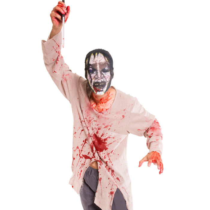 新品 メンズコスプレ ゾンビ コスプレ4点セット M クリスマス ハロウィン 忘年会 新年会拍卖