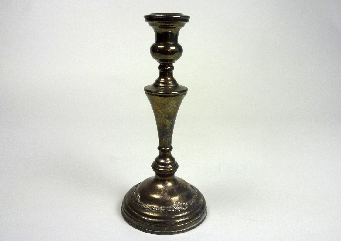 【アンティーク】銀製:キャンドルスタンド OLD SHEFFIELD PLATE CANDLESTICKS★現状拍卖