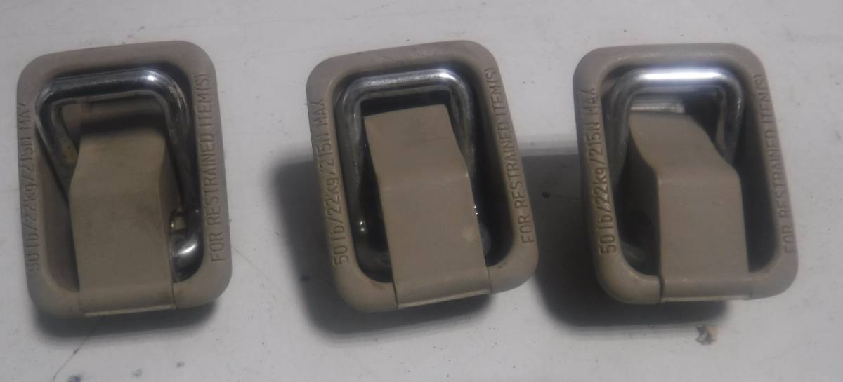 アコードワゴンCF7トランク フック荷室ベース荷台トランクフック3個セット リア リヤ リアゲート リヤゲート部品取り車あります拍卖