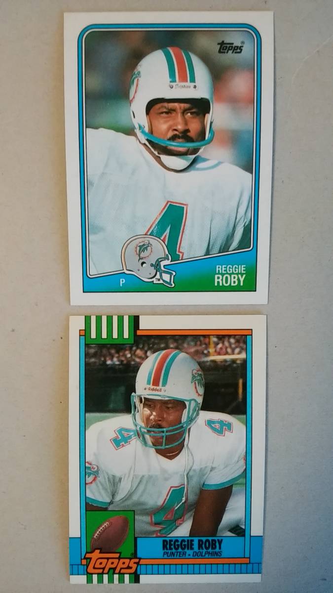 NFLカード REGGIE ROBY 4種 ドルフィンズ P拍卖