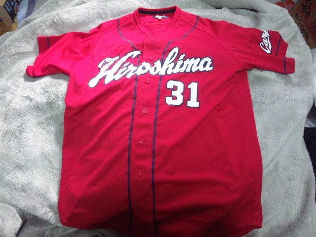 【カユ-中古】(広島カープ)石原慶幸 レプリカユニフォーム 赤拍卖