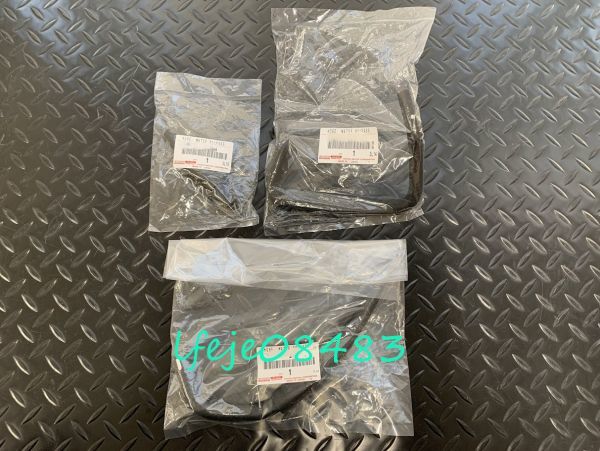 トヨタ 純正品 ランドクルーザー ランクル 80系 1FZFE..FZJ80 ウォータバイパス ホース 3点セット拍卖