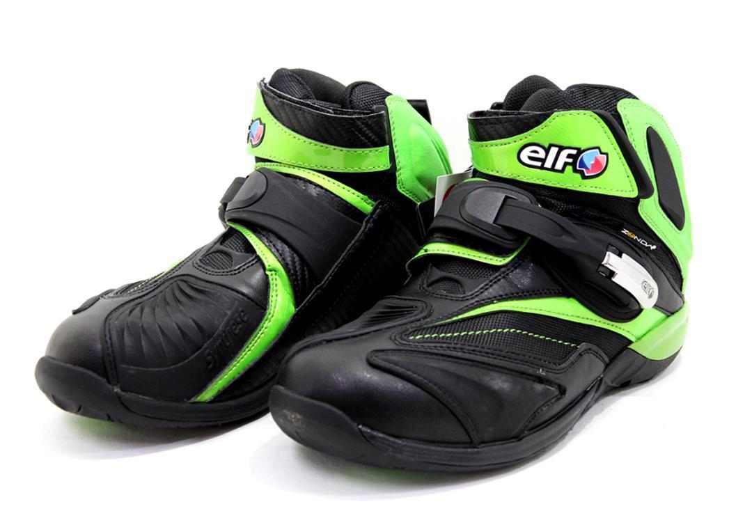 【45%引】エルフ シンテーゼ14 グリーン(24.0cm)ライディングシューズ 【新品・未使用】拍卖