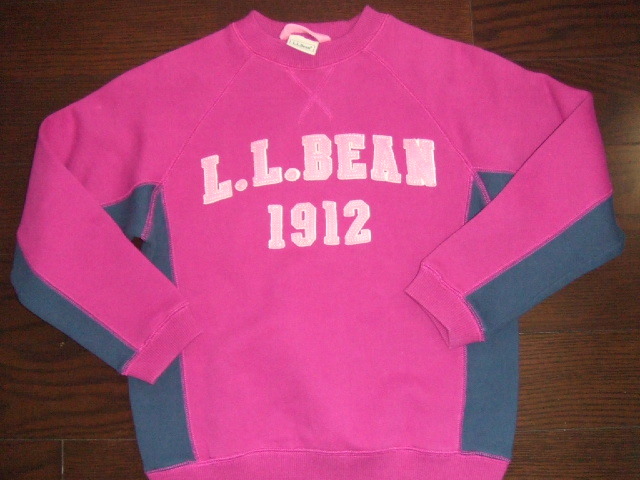 ★美品 LLbean LLビーン/ スエット トレーナー / サイズS8(身長130cm程度)(実寸身幅44cm着丈50cm) ★拍卖