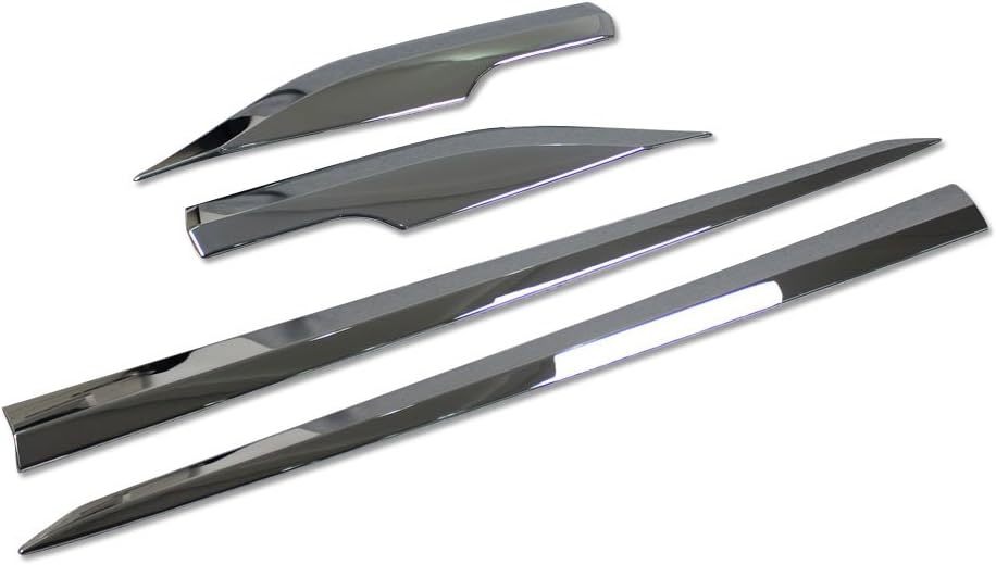 【サイドビューに高級感をプラス】トヨタ C-HR 専用 クロームメッキ サイドドアアンダーモール 4PCSセット 両面テープで簡単装着拍卖