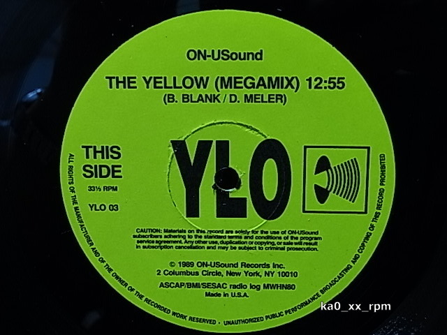 ★☆YLO「The Yellow (Megamix)」On-U Sound☆★5点以上で送料無料!!!拍卖