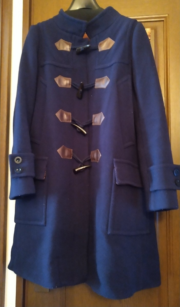 サカイ sacai サカイラック sacai luck コート ダッフルコート ウールコート サイズ2 M ネイビーブルー拍卖