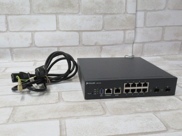 Ω 新P 0146m 保証有 PIOLINK【 CS2710G 】 TiFRONT-CS2710G セキュリティスイッチ 21年製拍卖