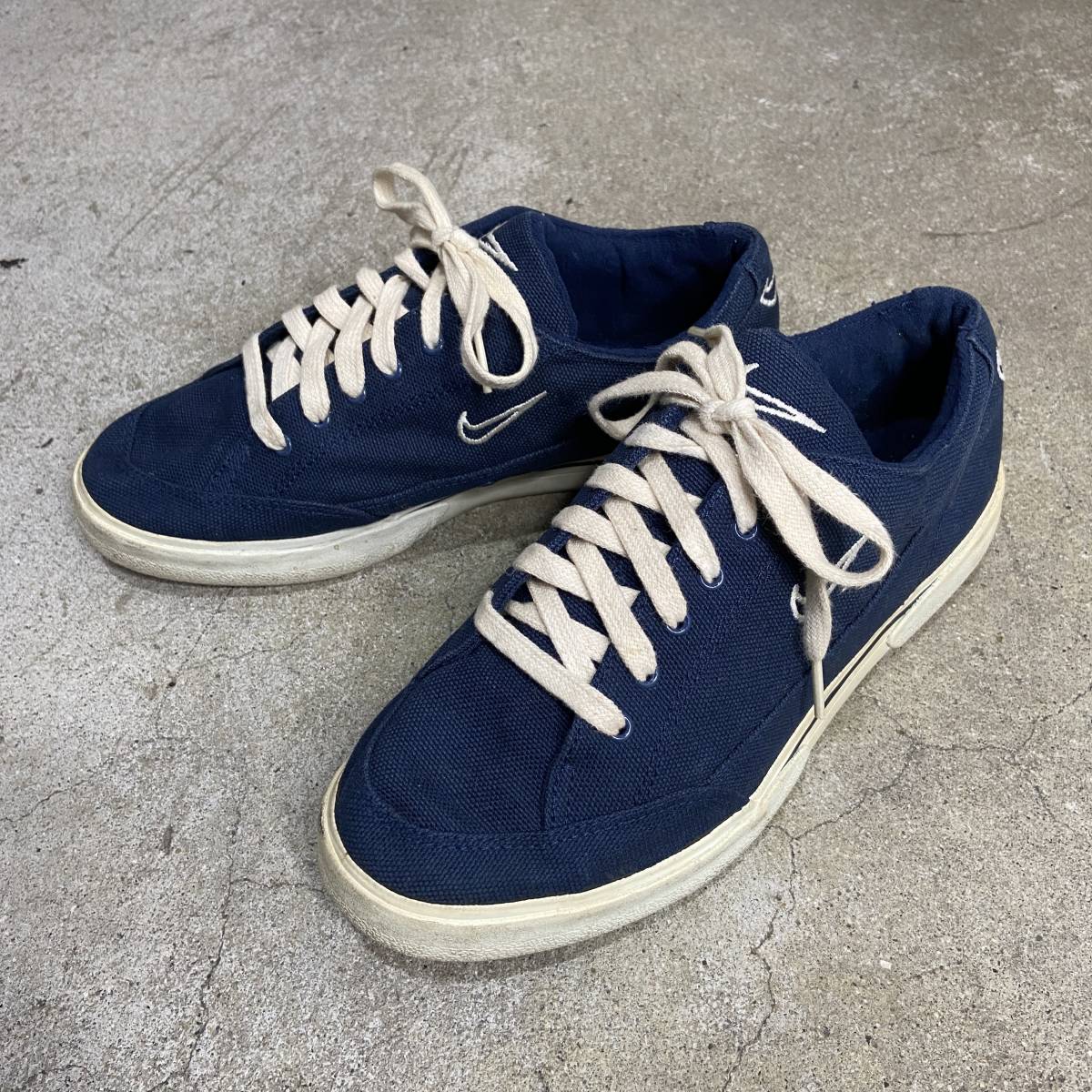 ☆送料無料☆☆NIKE☆ナイキ☆GTS☆キャンバススニーカー☆98年☆タイ製☆26cm☆ビンテージ☆ネイビー☆L23M拍卖