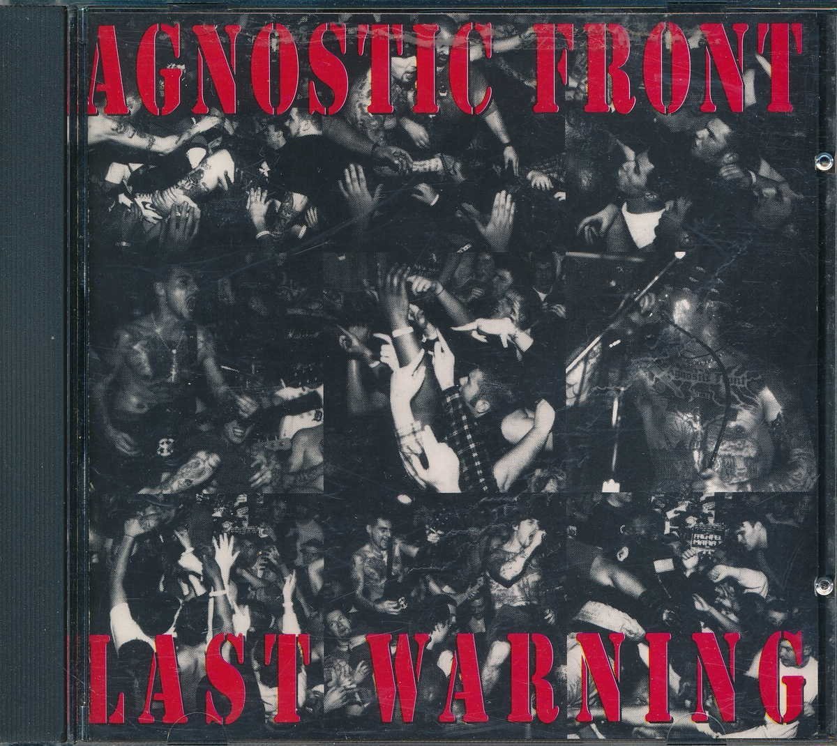 洋楽輸入盤┃アグノスティック・フロント│Agnostic Front┃ラスト・ワーニング┃Relativity88561-1170-2│1993年┃管理7358拍卖