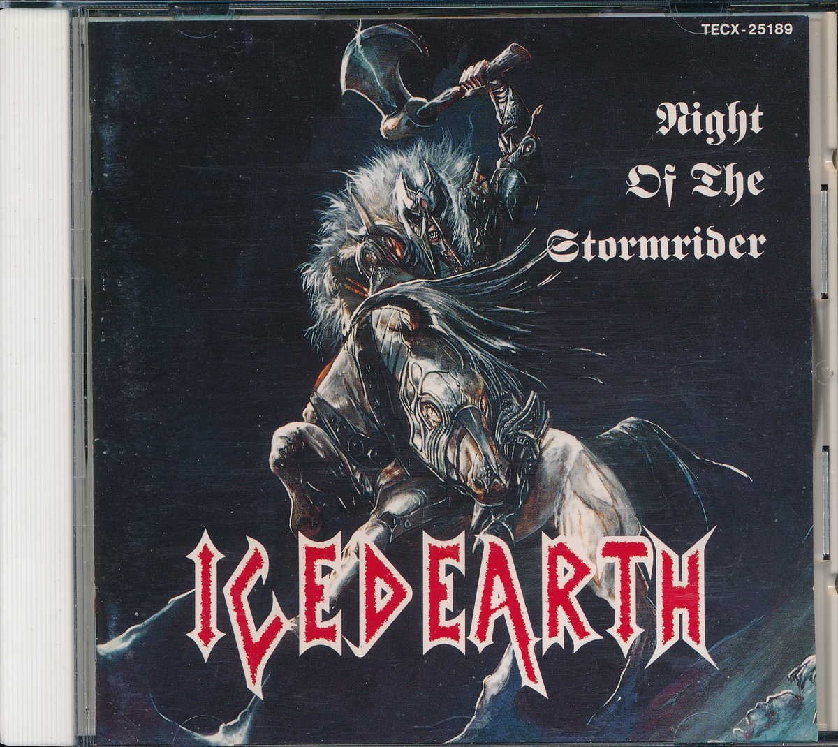 90年洋楽┃アイスド・アース│Iced Earth┃ナイト・オブ・ザ・ストームライダー┃テイチクTECX-25189│1992.05.21年│2500円┃管理7352拍卖