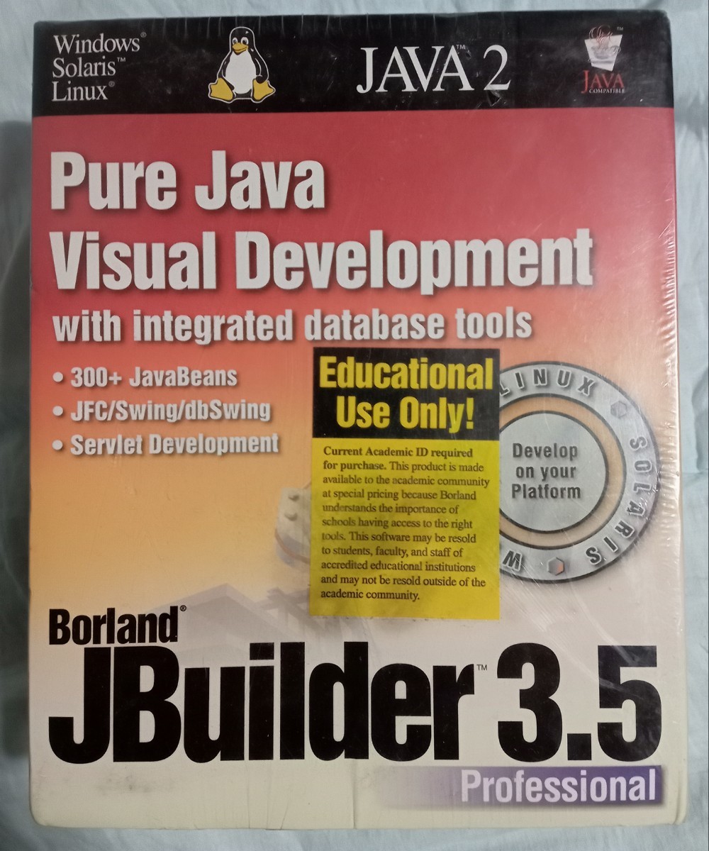 英語版 新品未開封 Borland JBuilder 3.5 Professsinal拍卖