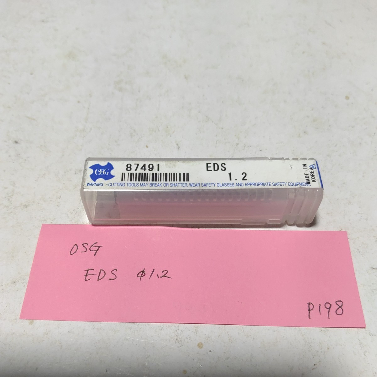 P198 未使用 OSG ハイス エンドミル EDS 1.2拍卖