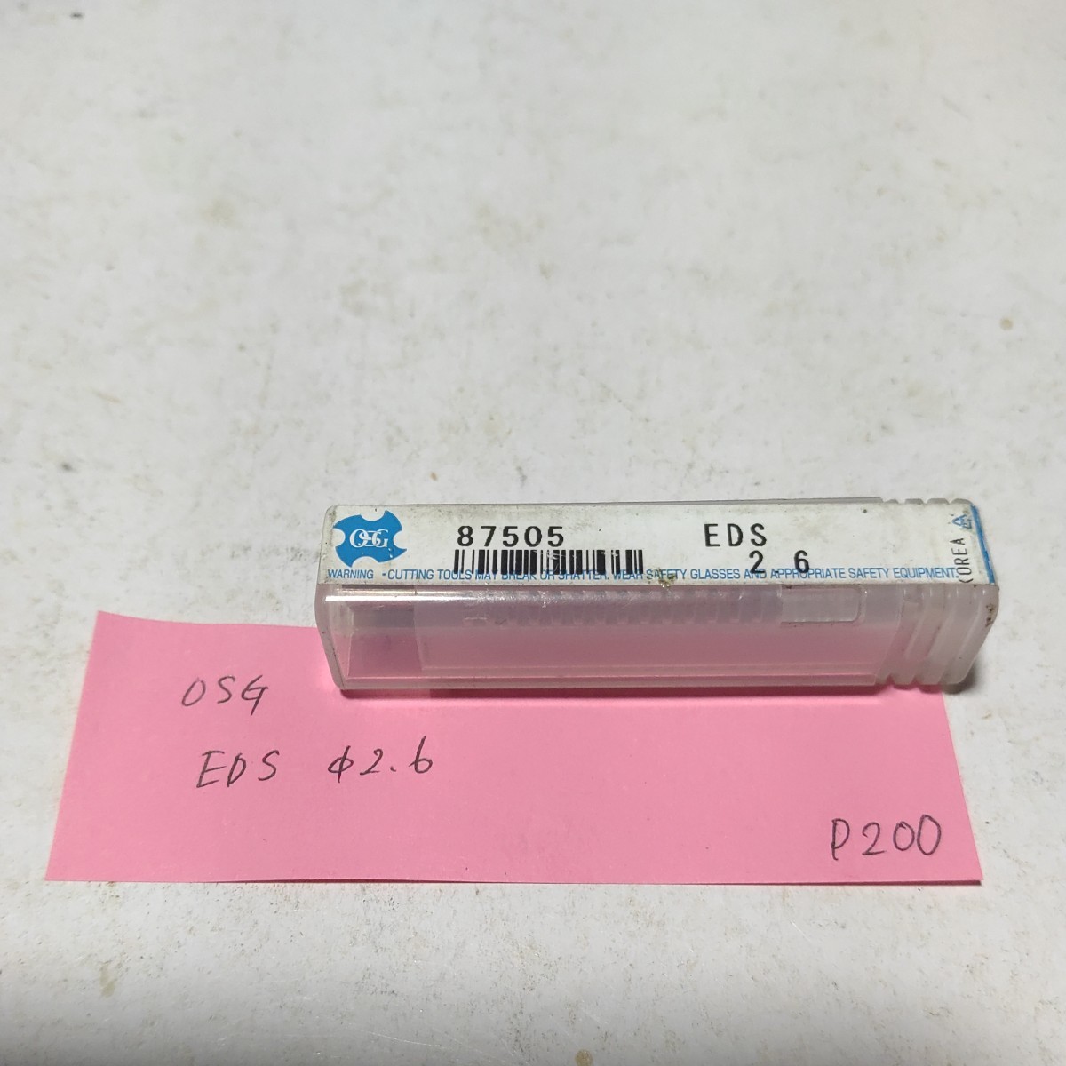 P200 未使用 OSG ハイス エンドミル EDS 2.6拍卖