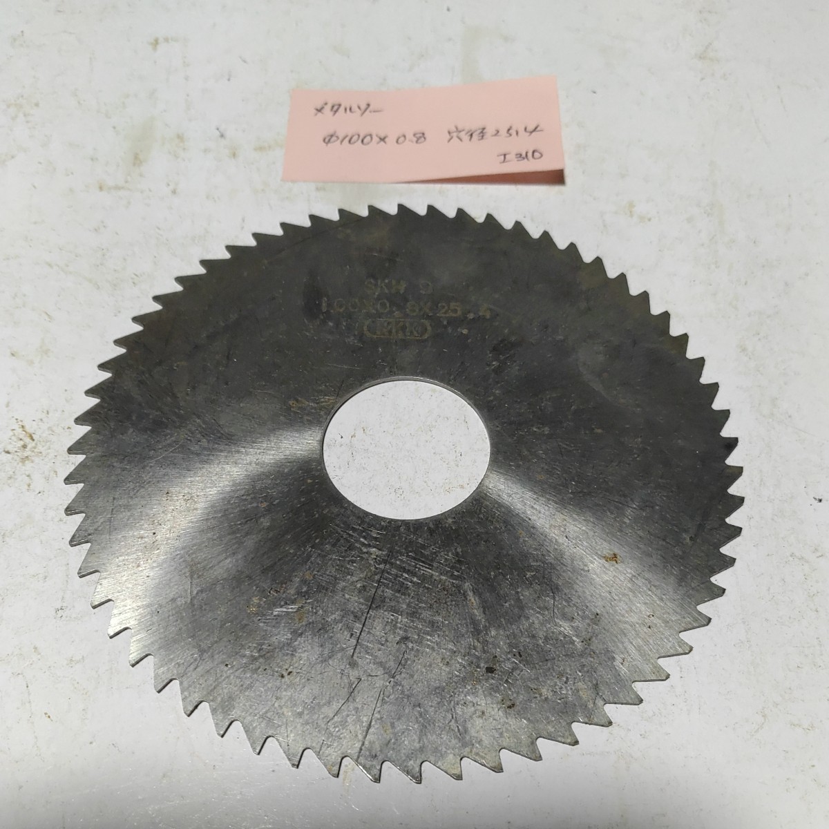 工310 中古 KKK メタルソー Φ100×0.8×25.4拍卖