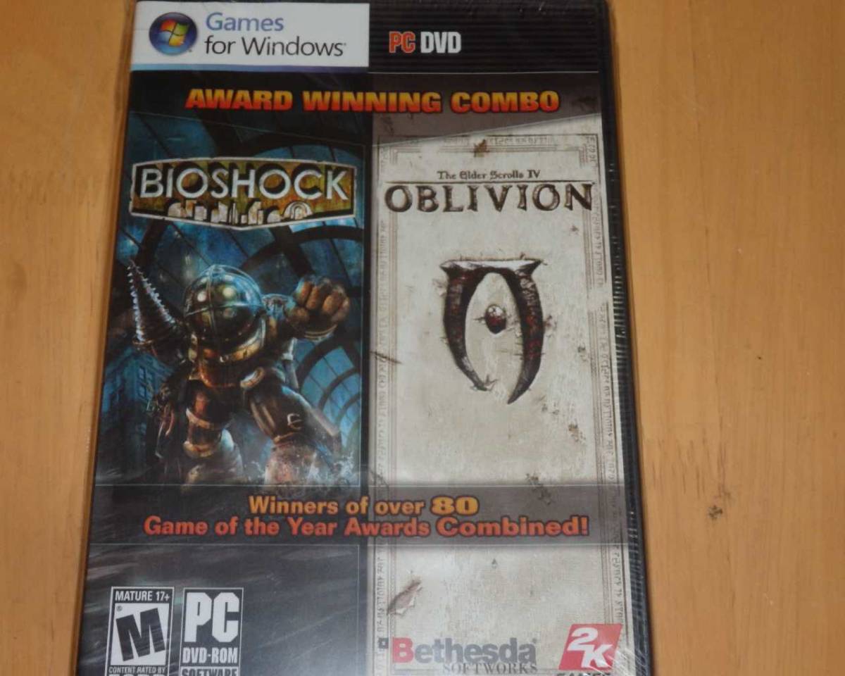 WINDOWS BIO SHOCK・ELDER SCROLLS 4 新品拍卖