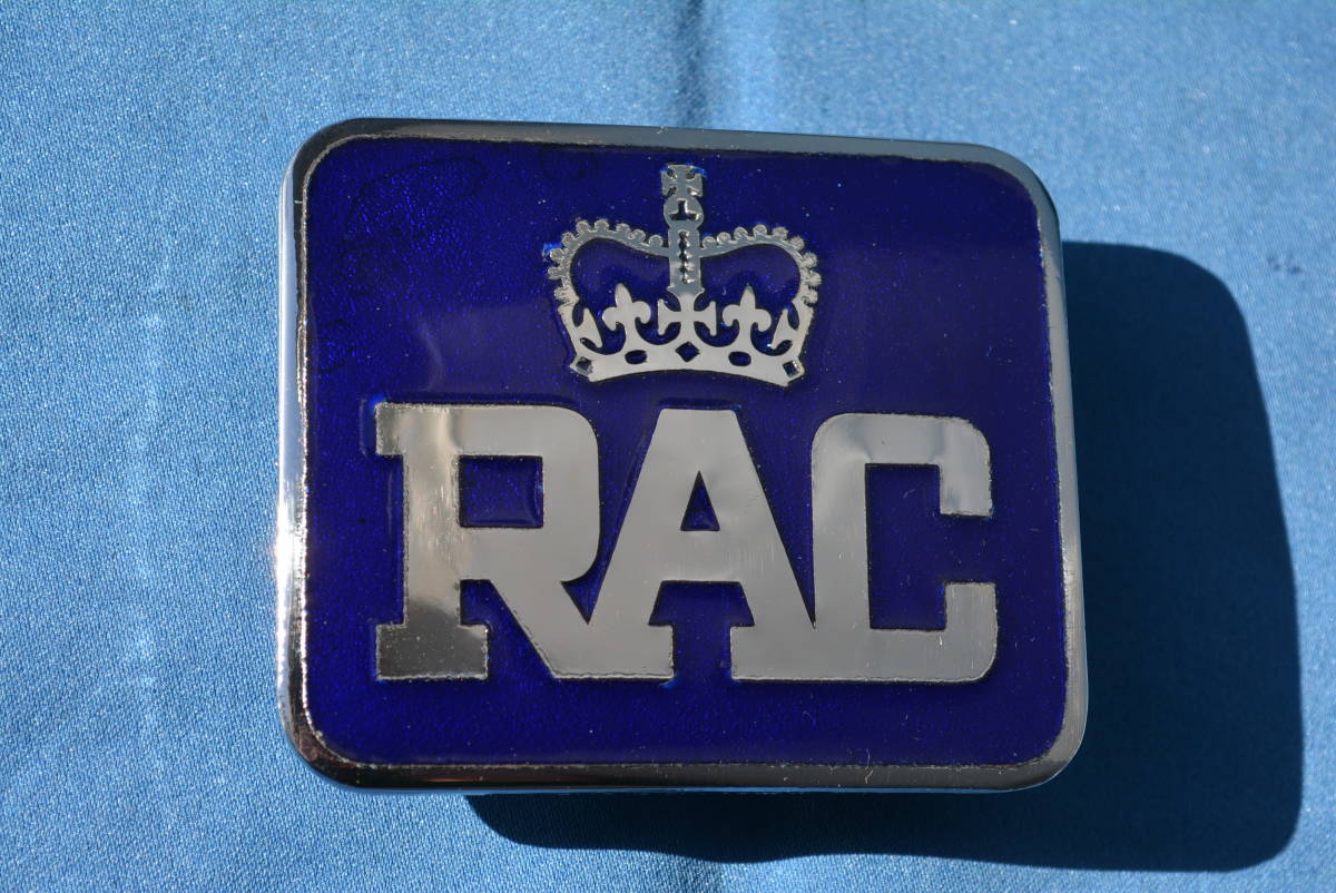 イギリス Toye,Kenning & Spencer Ltd. ・ RAC 金属製 エナメル・グリルバッジ 未使用品・1拍卖