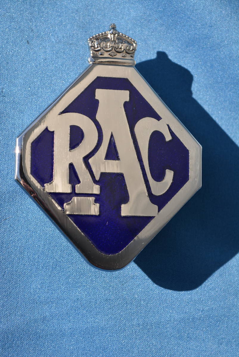 イギリス Toye,Kenning & Spencer Ltd. ・ RAC 金属製 エナメル・グリルバッジ 未使用品・2拍卖
