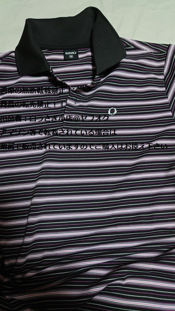 IGNIO イグニオ シャツ 服 Mサイズ 半袖@ヤフオク転載・転売禁止拍卖