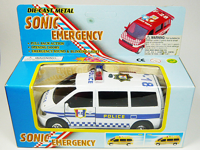 ■韓国・中国警察■ソニック エマージェンシー ミニカー(メルセデス・ベンツ?)SONIC EMERGENCY パトロールカー ポリスカー パトカー拍卖