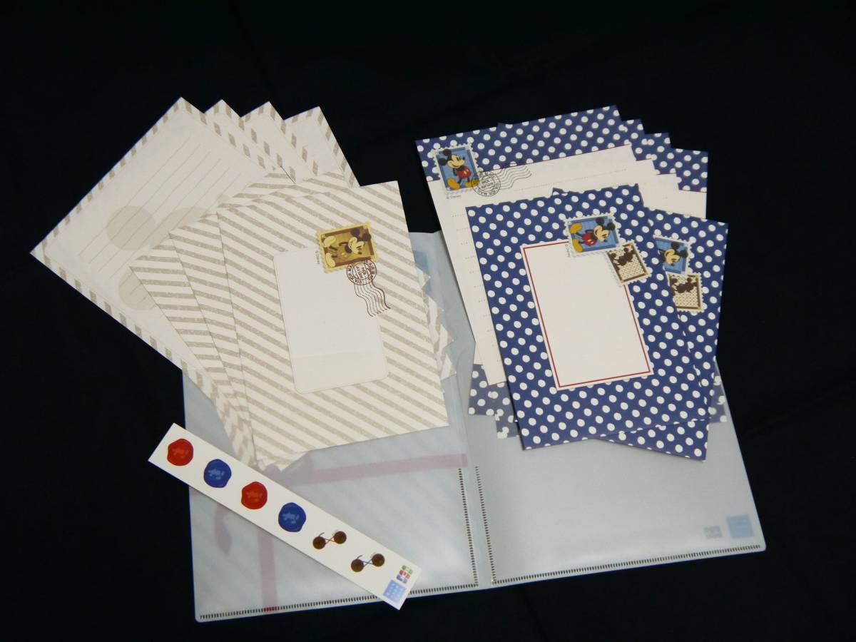 ☆◆美中古 残りたくさん 同梱可能♪ ディズニー ミッキーマウス レターセット イオンカード 作成特典◆☆拍卖