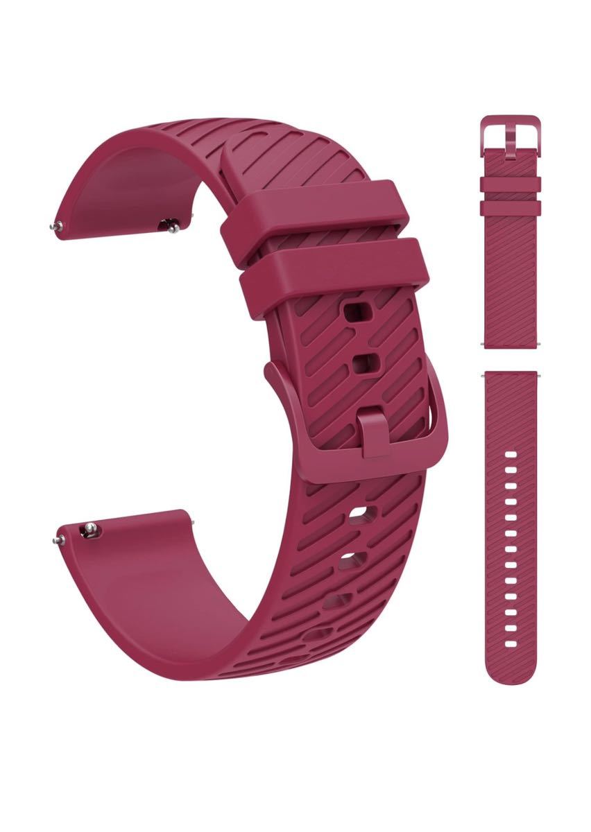 時計バンド ユニバーサル 時計ベルト18mm 20mm 22mm シリコン 腕時計バンド 防水 18ミリ 20ミリ 22ミリ 時計替えベルト 赤拍卖