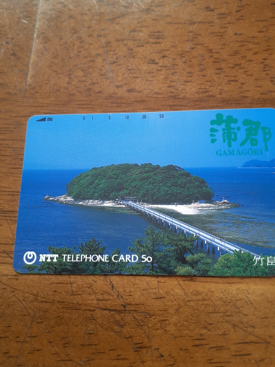 テレホンカード 愛知県 蒲郡 竹島 50度数 未使用美品拍卖