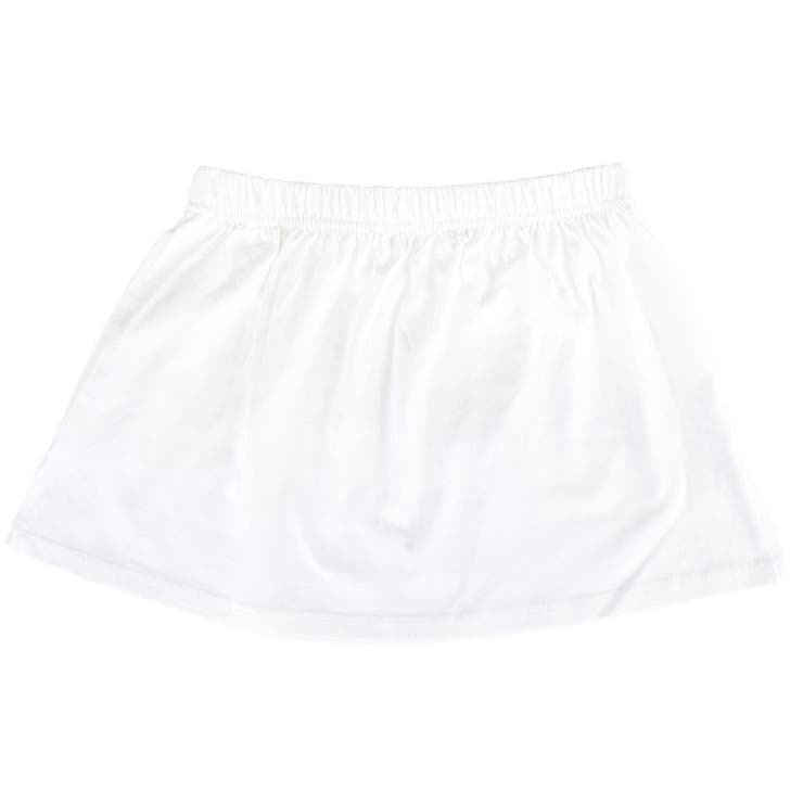 【付け裾 ホワイト M】つけ裾 レイヤード 重ね着風 体型カバー スリット おしゃれ シンプル インナー トップス ウエストゴム ゆったり拍卖