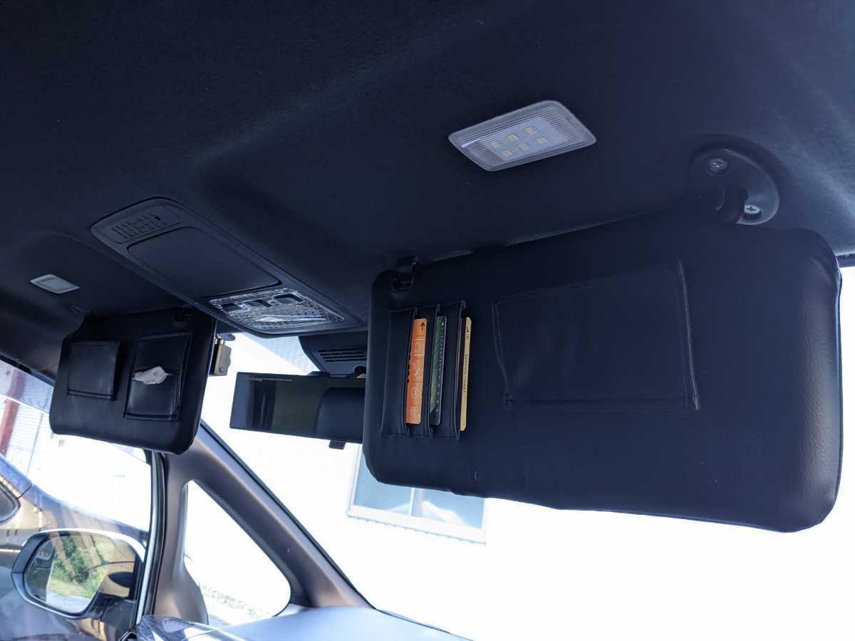 トヨタヴェルファイア20サンバイザーカバー左右セットPVCレザー新品未使用 SHINKE製拍卖