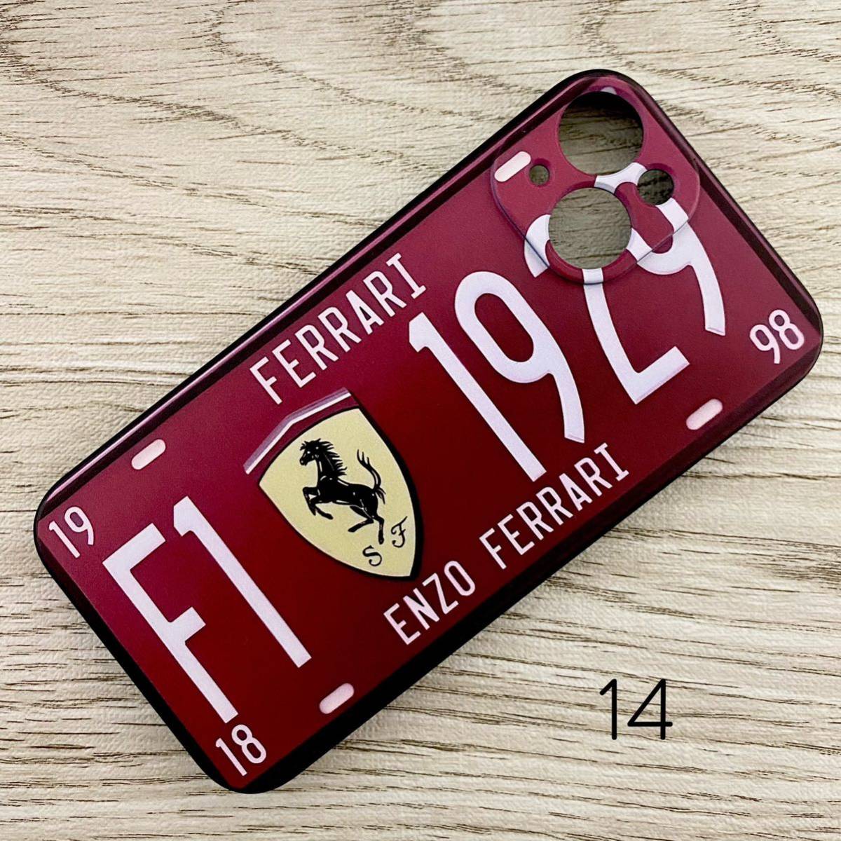 F1 フェラーリ プレート iPhone 14 ケース Ferrari スマホ拍卖