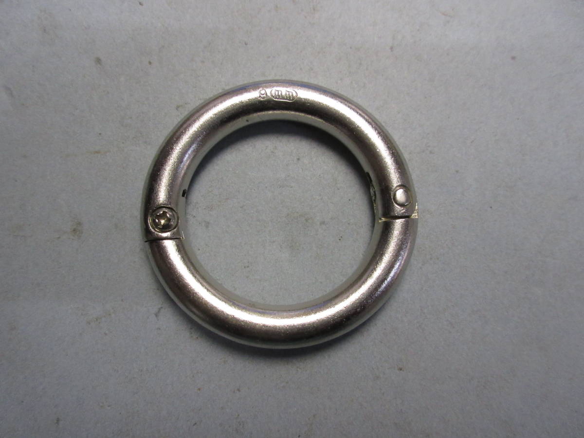 ステンレス/ヘビーチェーンキャッチ/HC-9/水本機械製作所/ステンレス金具/リング/チェーン/ロープ/連結金具/金具/ジョイント拍卖
