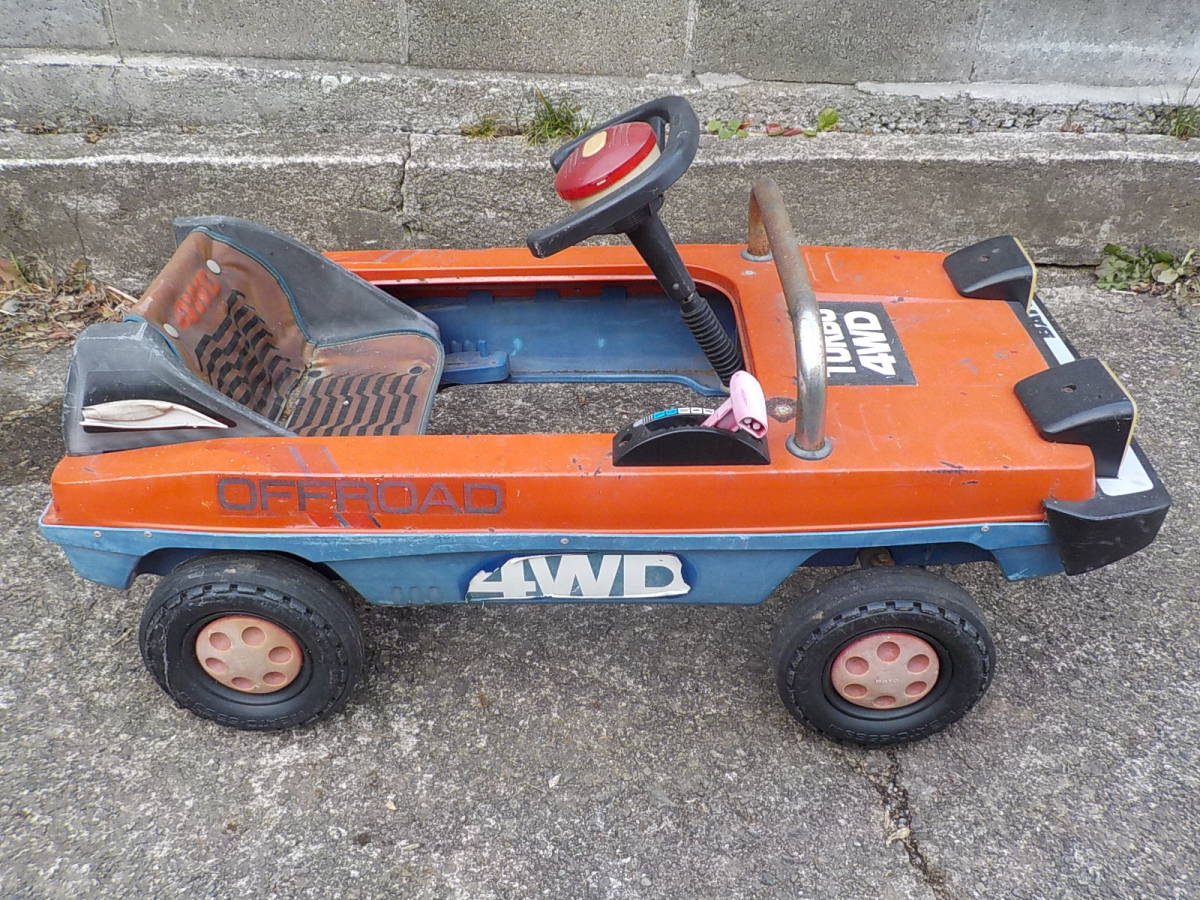 旧車 OFF ROAD TURBO 4WD ペダルカー 昭和 レトロ拍卖